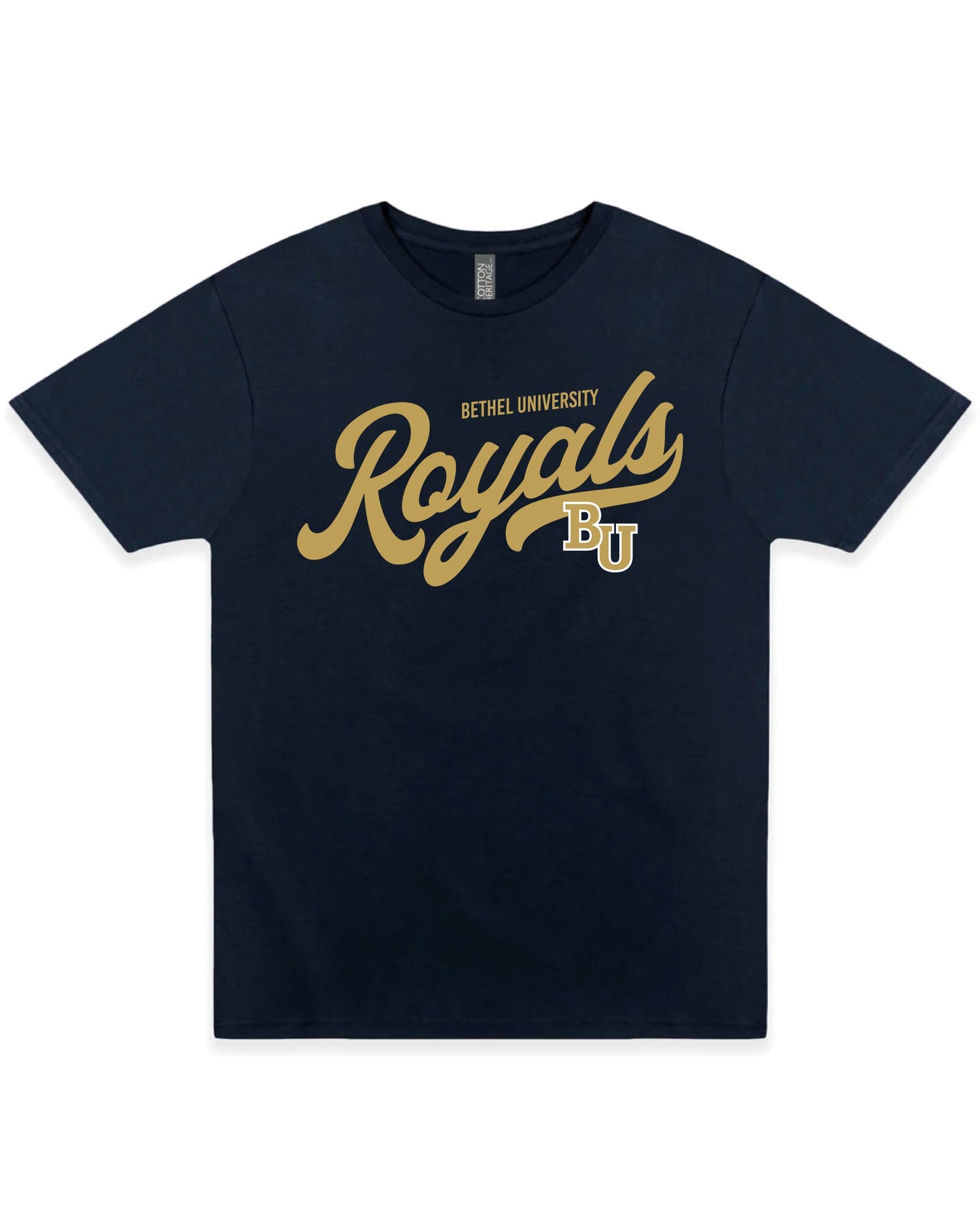 Youth Vintage Script Tee | Navy