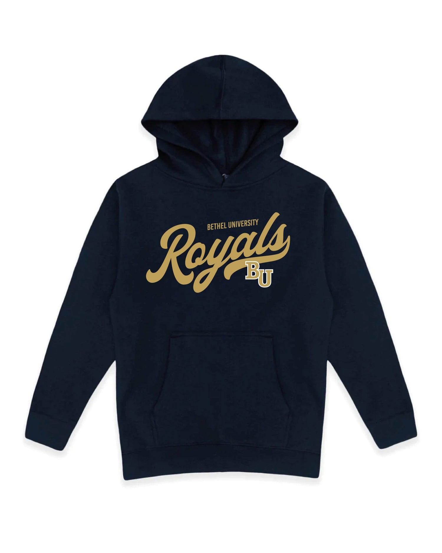Youth Vintage Script Hood | Navy