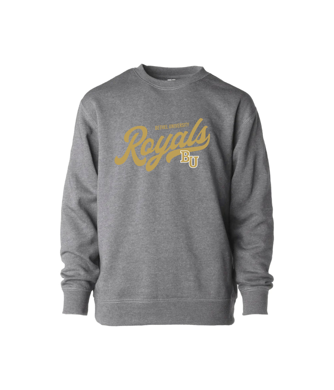 Toddler Vintage Script Crew | Nickel