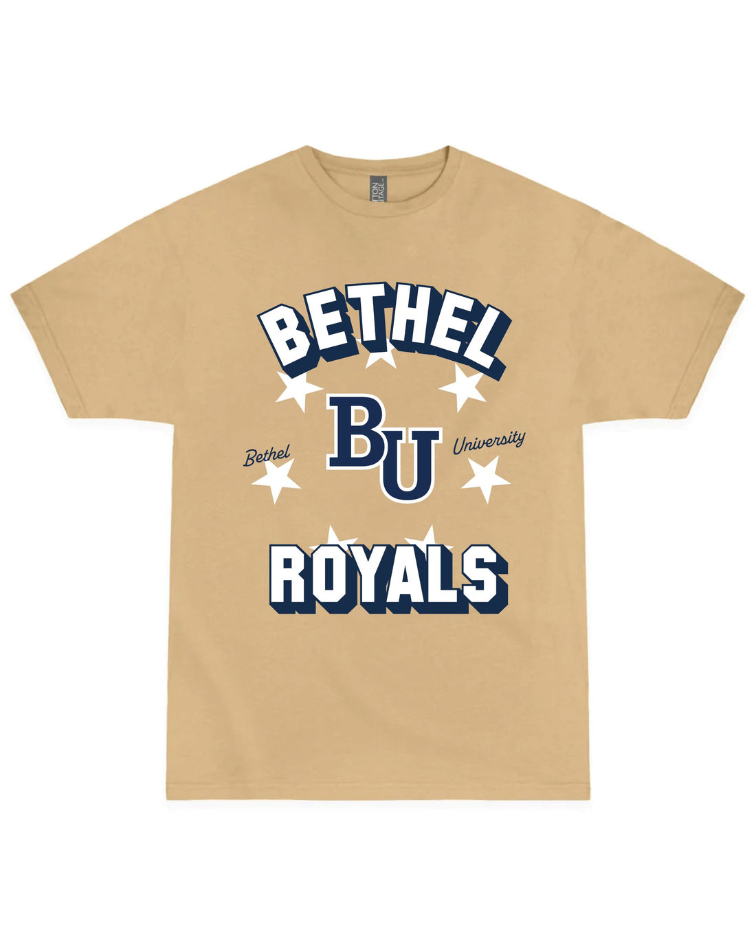 Retro Mascot Tee | Vintage Gold