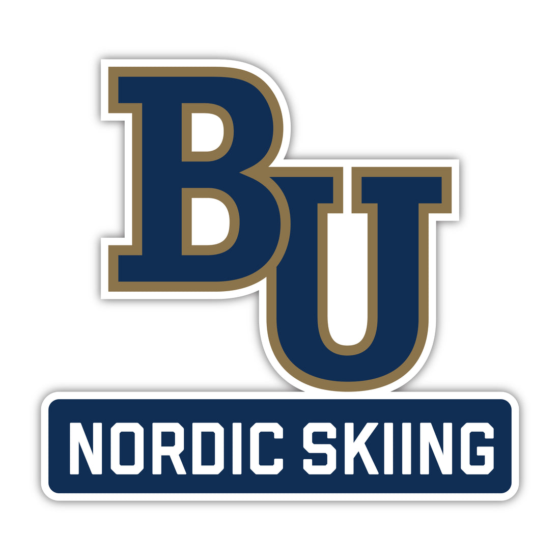 Nordic Skiing Decal