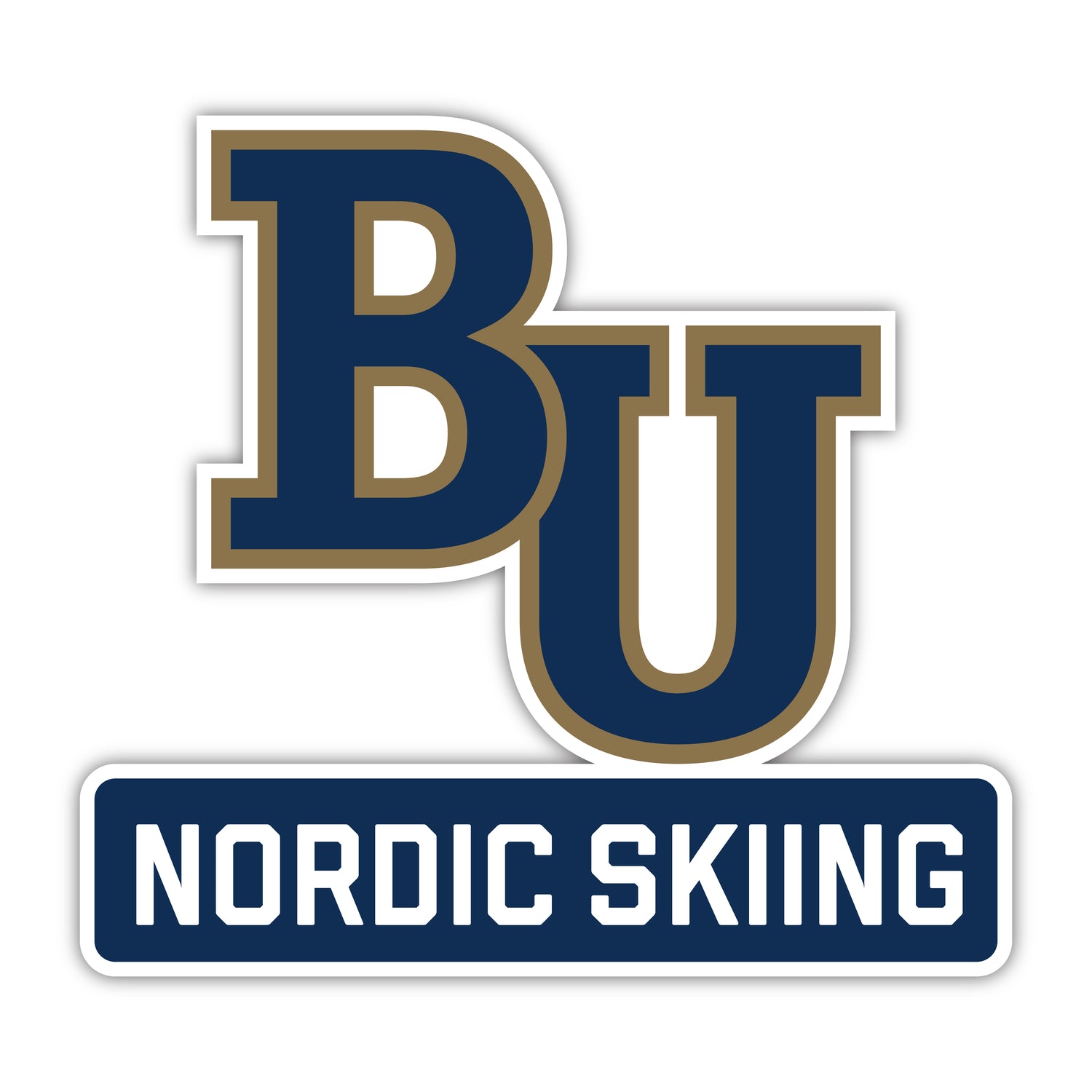 Nordic Skiing Decal