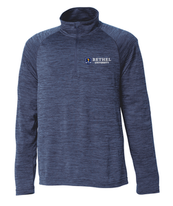 Men's Space Dye Performance Pullover, Navy (F24)