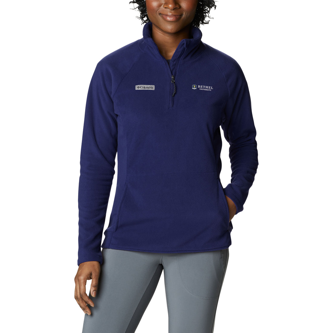 Ladies Ali Peak II Half Zip by Columbia | Navy