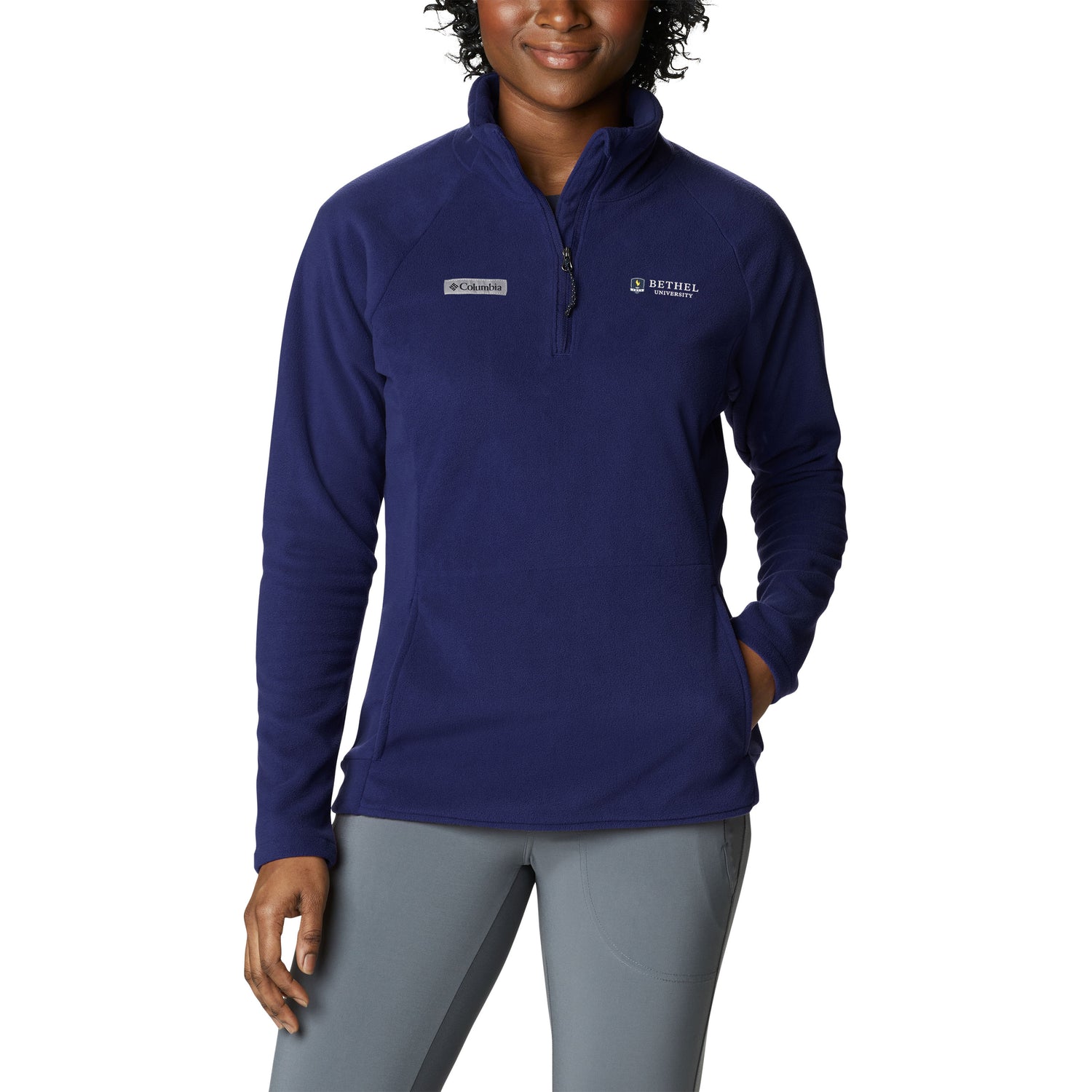 Ladies Ali Peak II Half Zip by Columbia | Navy