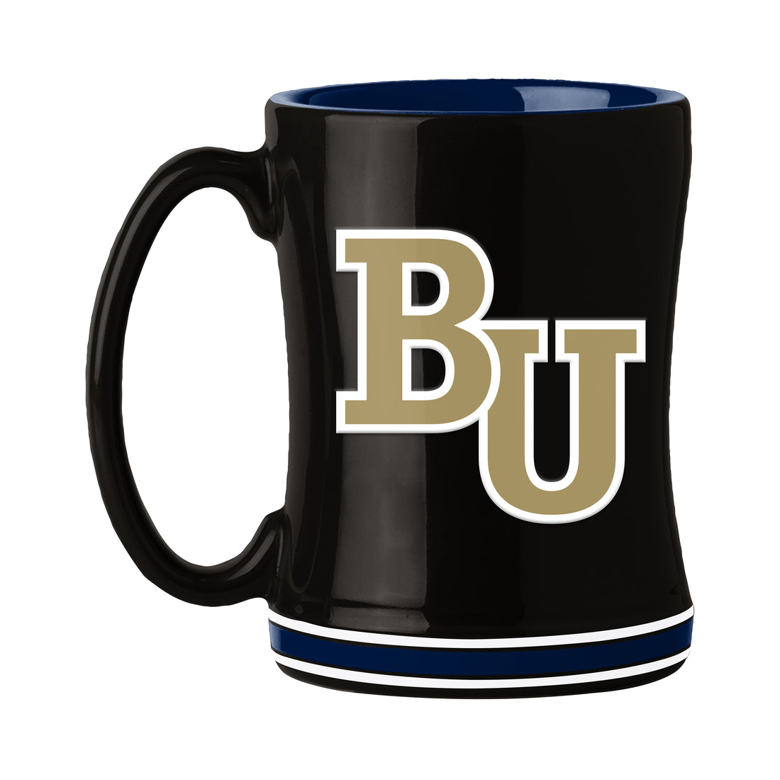 14 oz Relief Ceramic Mug | Vegas Gold