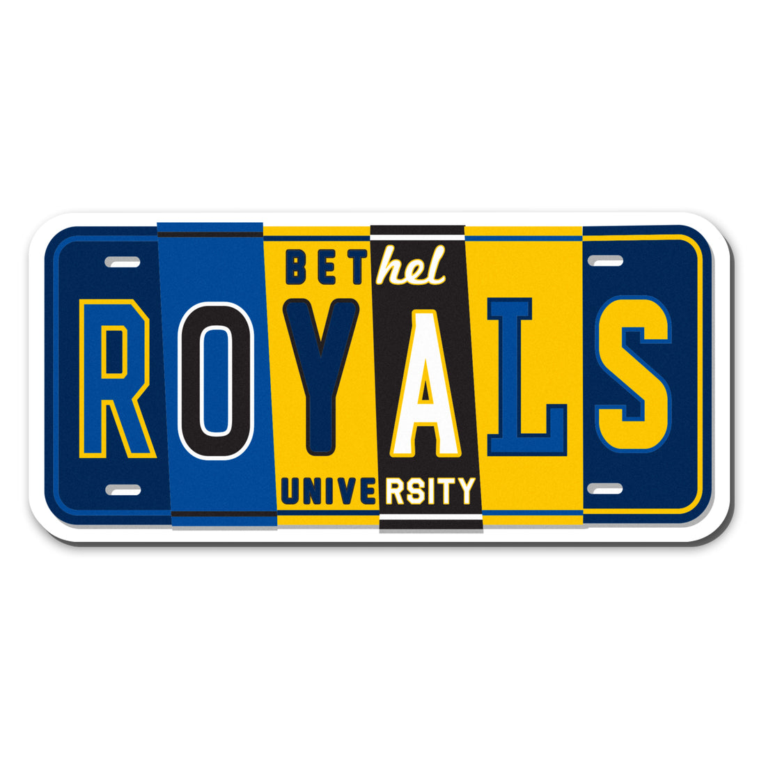 Quincy Rectangular Magnet | License Plate Design