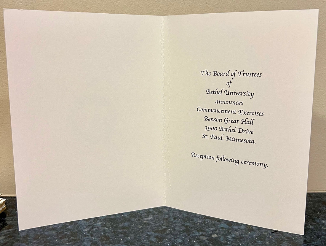 GRADUATION ANNOUNCEMENTS (15/pk w/ envelopes, seal stickers, and enclosure card)