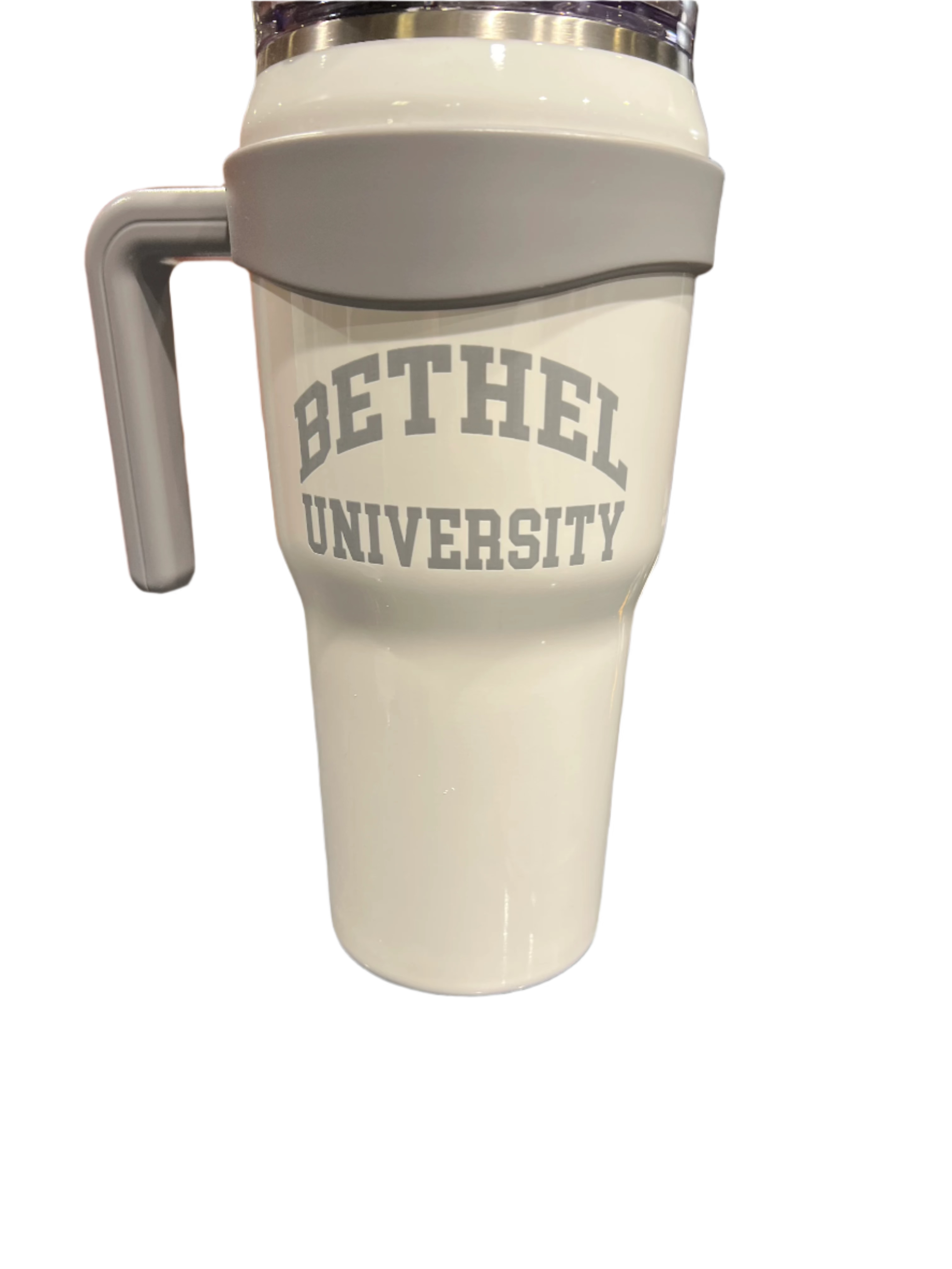 TRAVEL TUMBLR WHT W SLVR