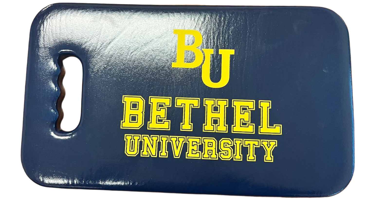 STADIUM CUSHION NVY W GLD