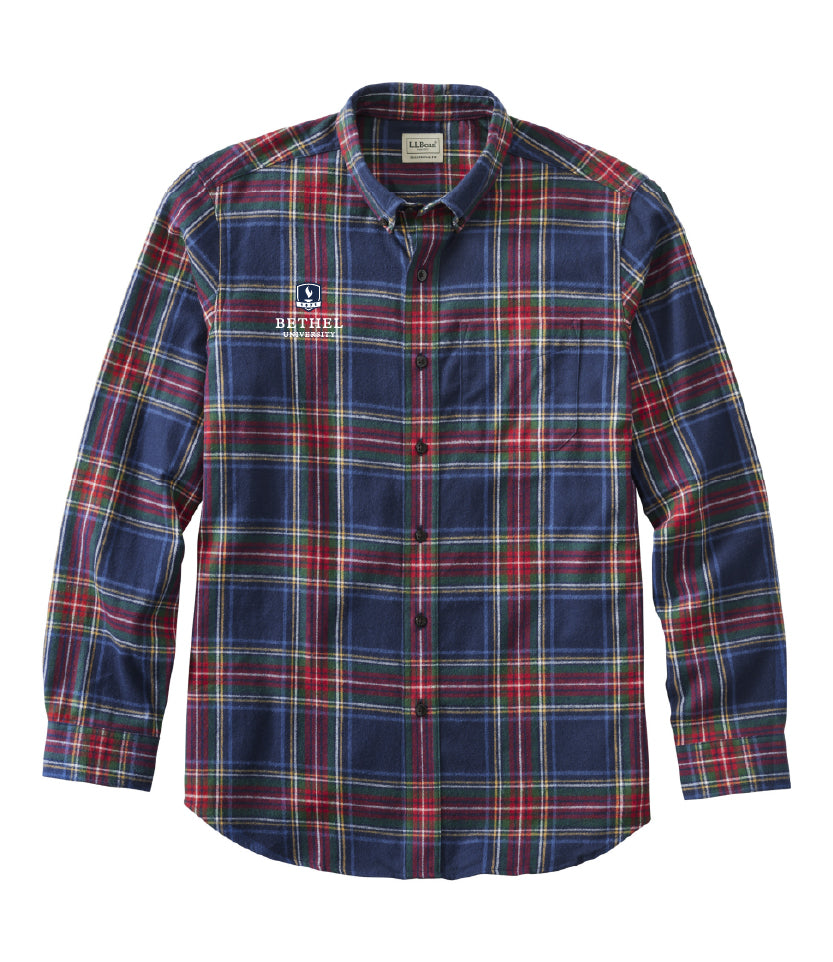 Scotch Plaid Flannel Shirt | Navy Stewart