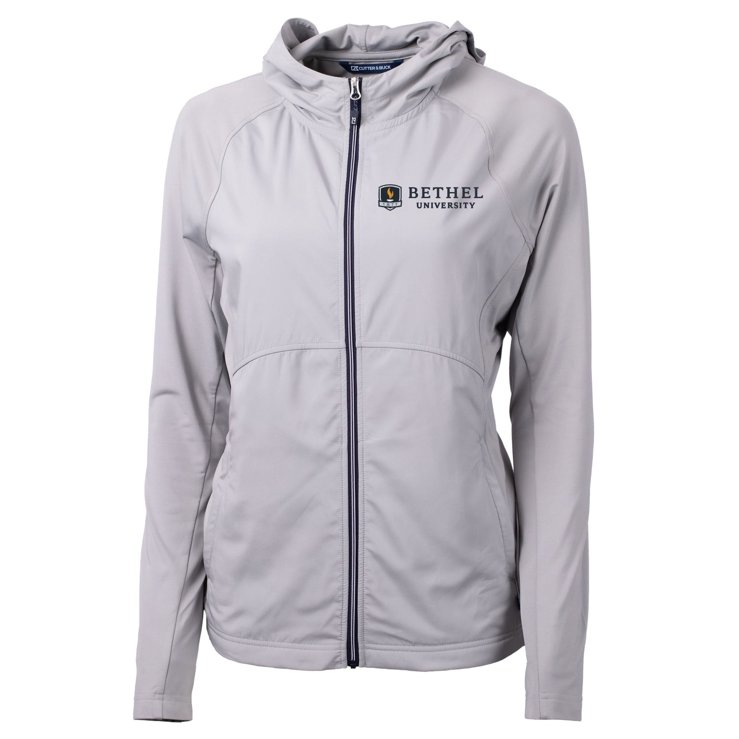 Adapt Eco Knit Hybrid Recycled Womens Full Zip Jacket | White