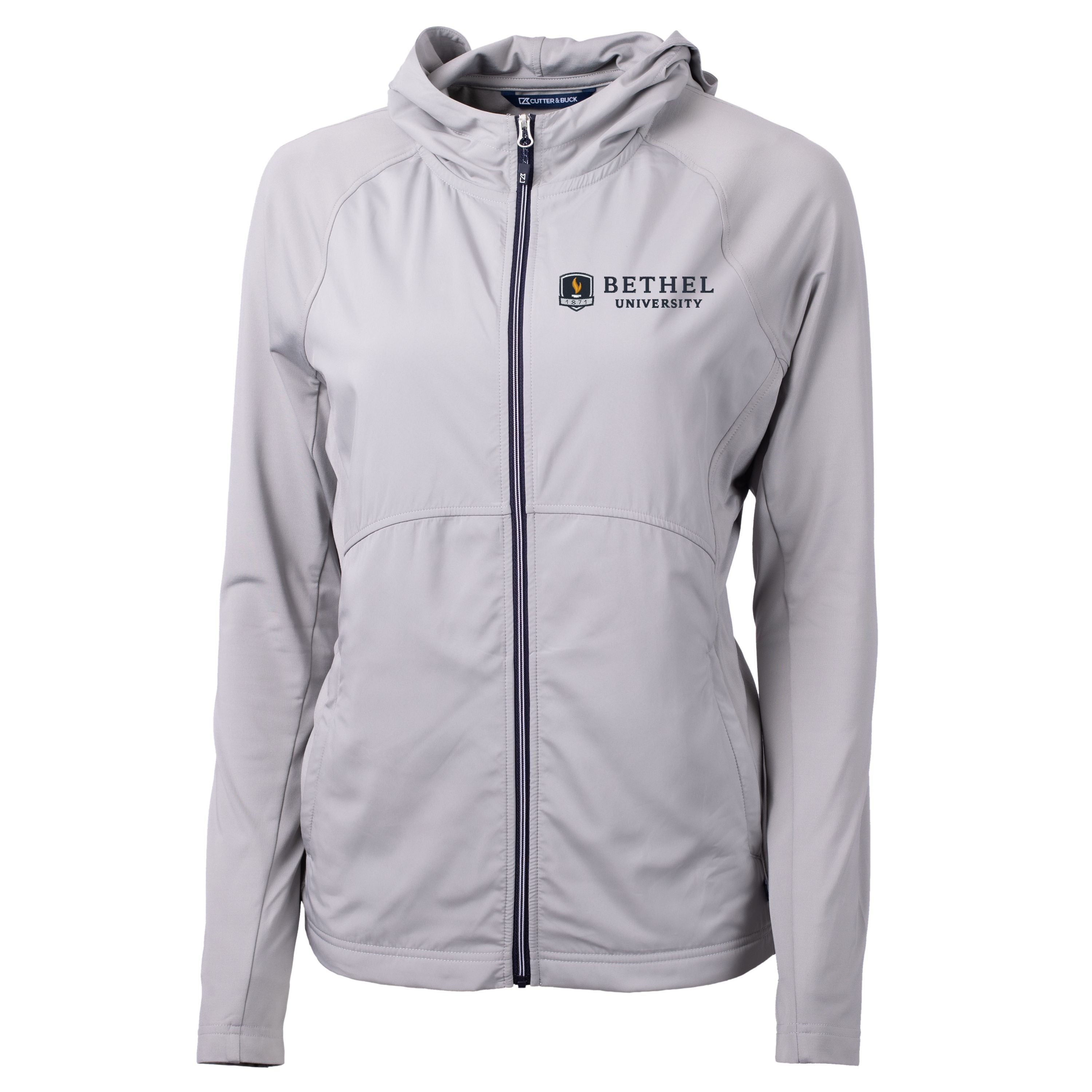 Adapt Eco Knit Hybrid Recycled Womens Full Zip Jacket | White