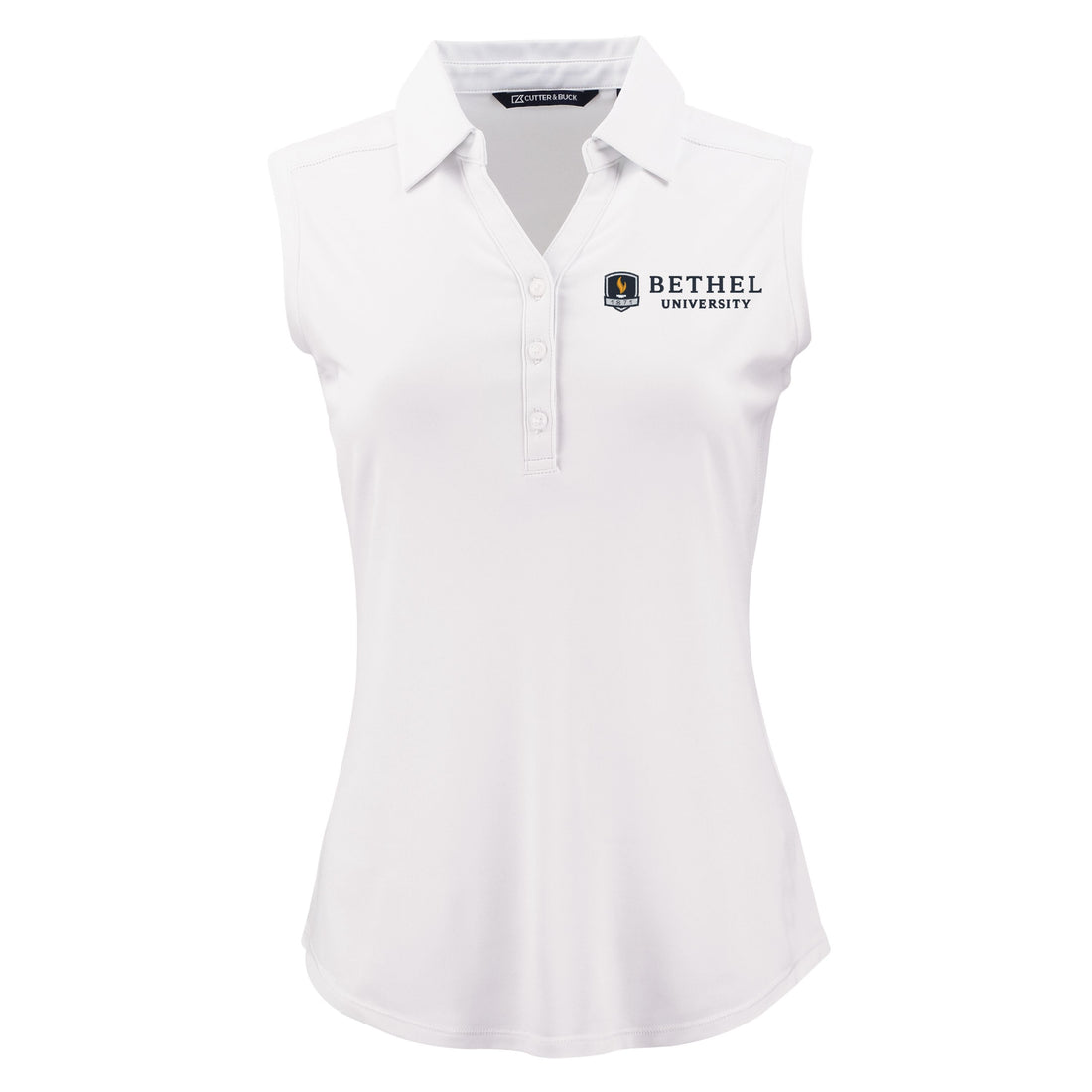 Forge Eco Recycled Sleeveless Womens Polo | White