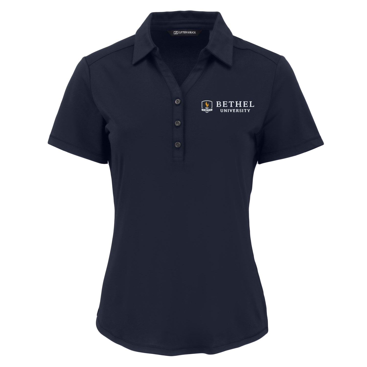 Forge Eco Recycled Short Sleeve Womens Polo | Navy