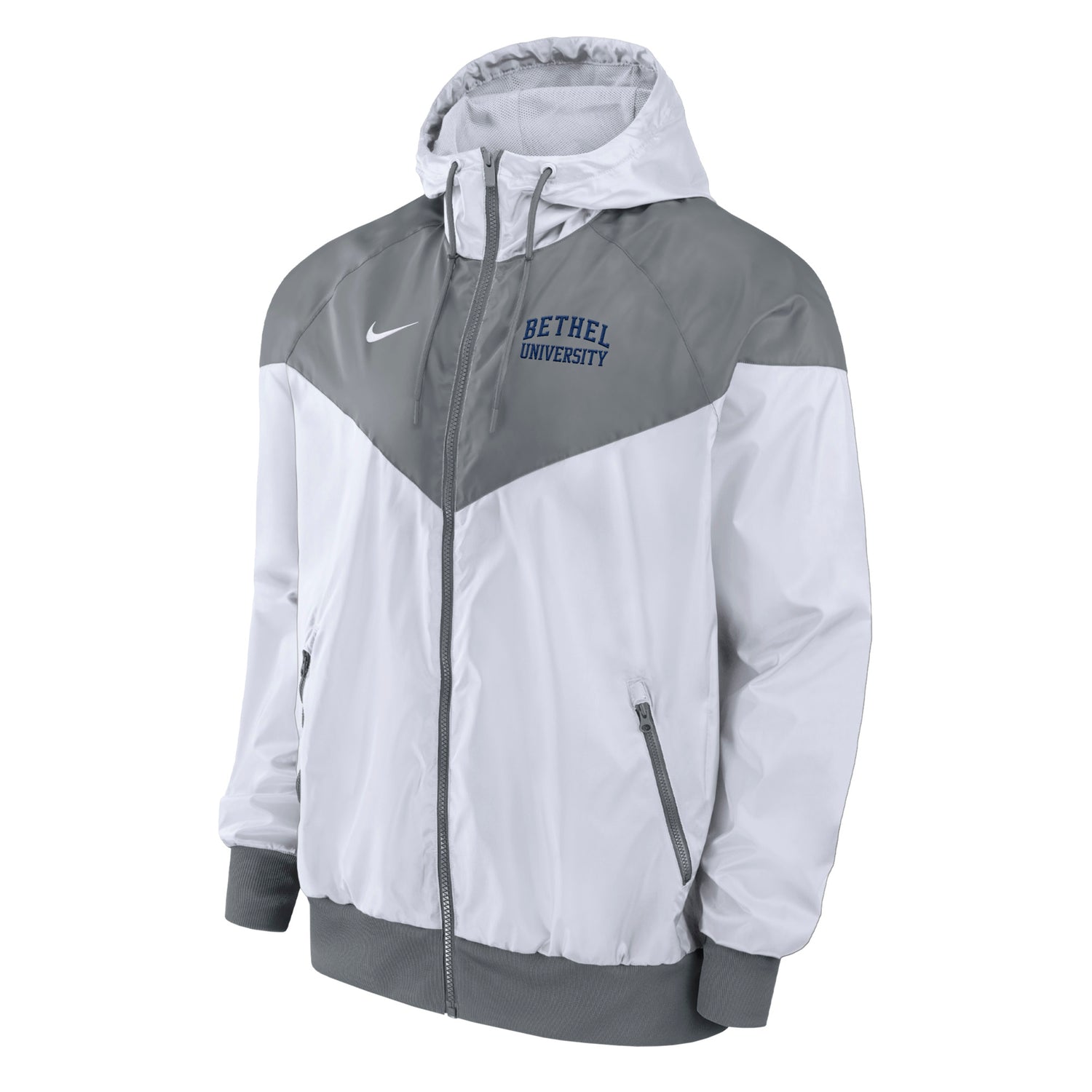 Windrunner Jacket | White/ Dark Grey