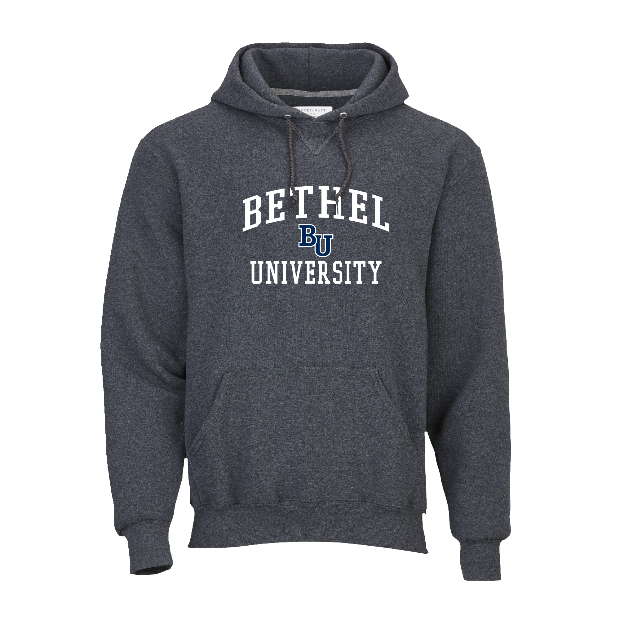 Boxercraft Unisex Fleece Hooded Sweatshirt | Charcoal Heather