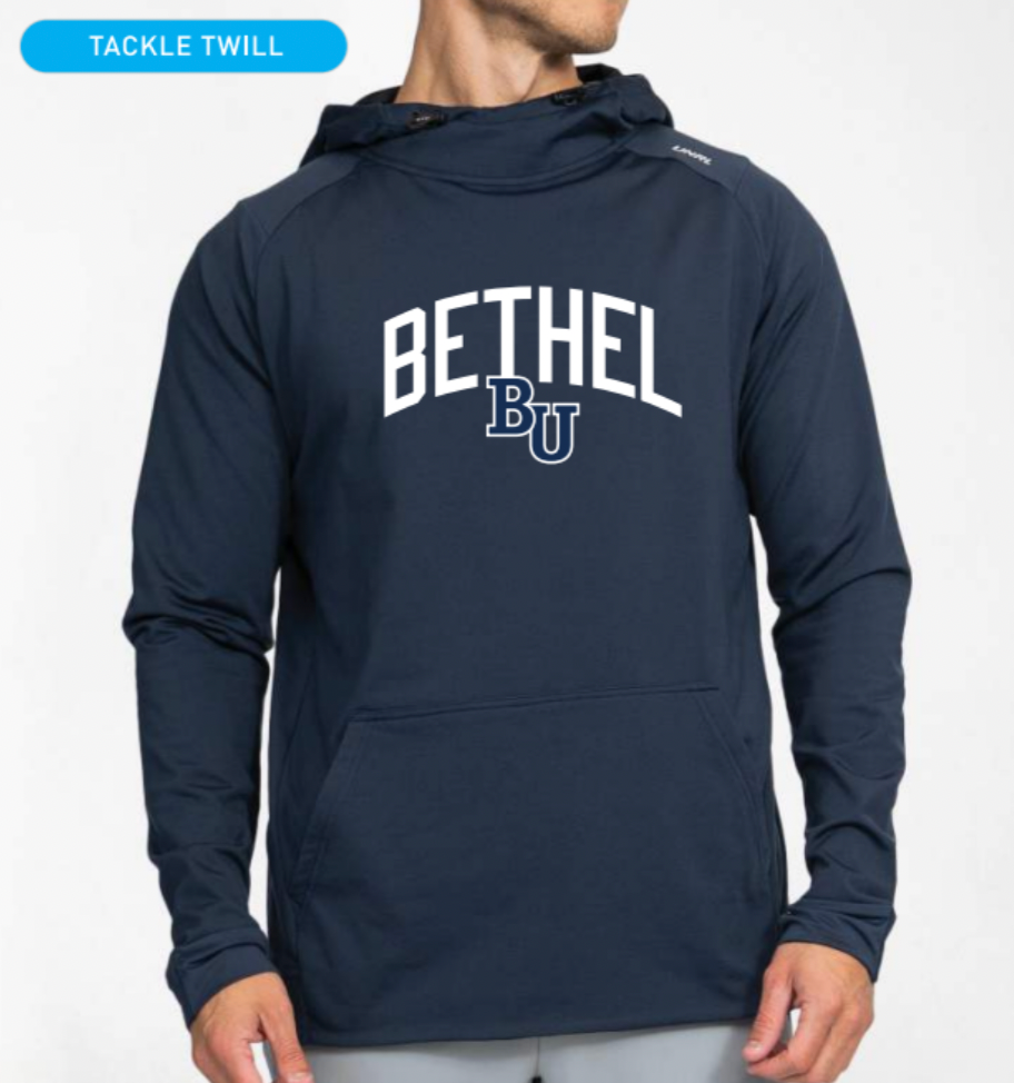Bethel University 3D Crossover Hoodie 2 | Navy
