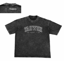 Load image into Gallery viewer, Yahweh Heavyweight Vintage Tee, Washout Black