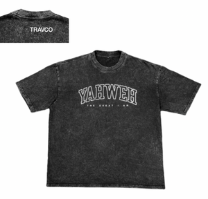 Yahweh Heavyweight Vintage Tee, Washout Black