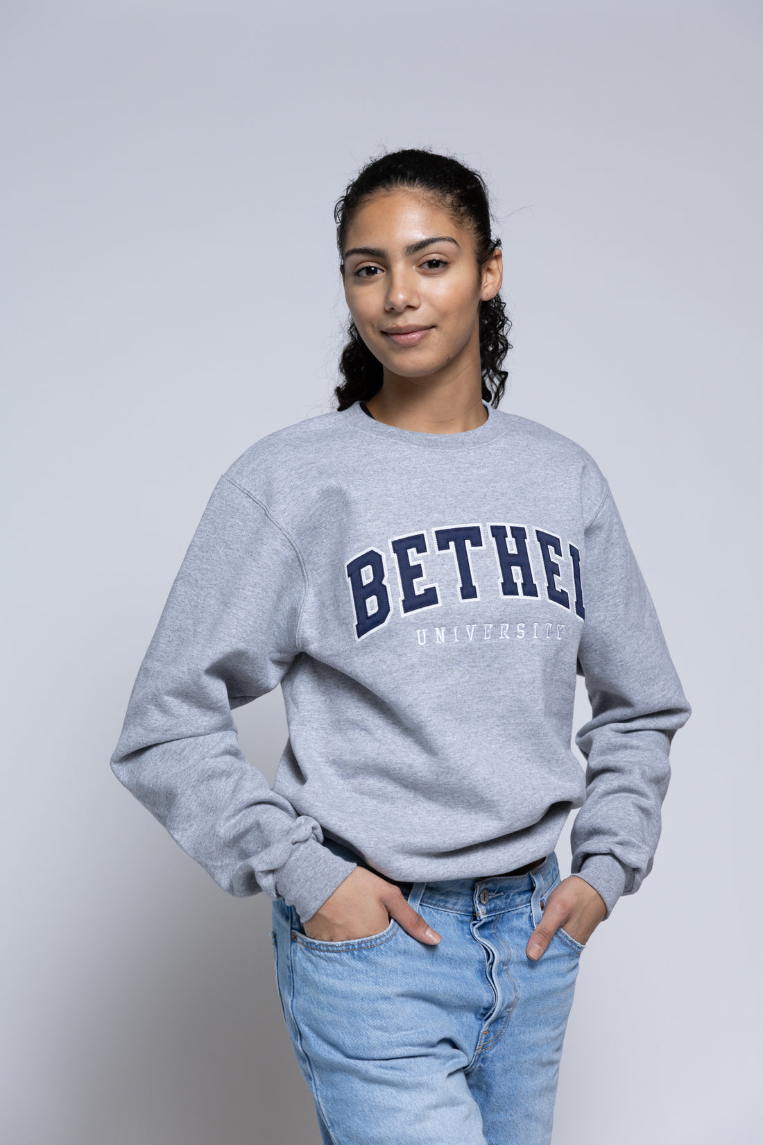 Powerblend Crew | Heather Grey