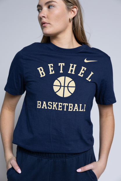 Core Cotton Basketball Tee | Navy