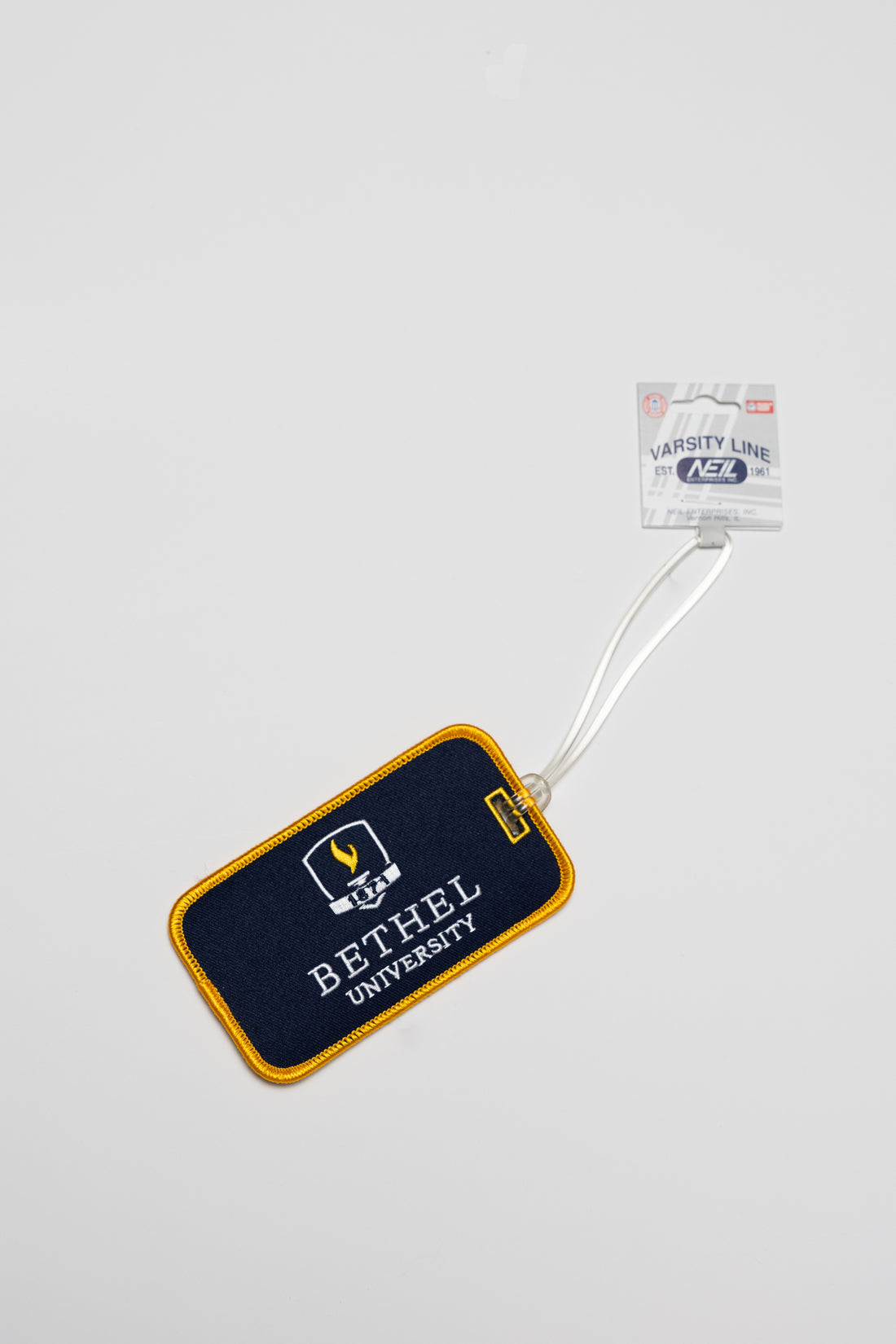 LUGGAGE TAG NVY W SHLD