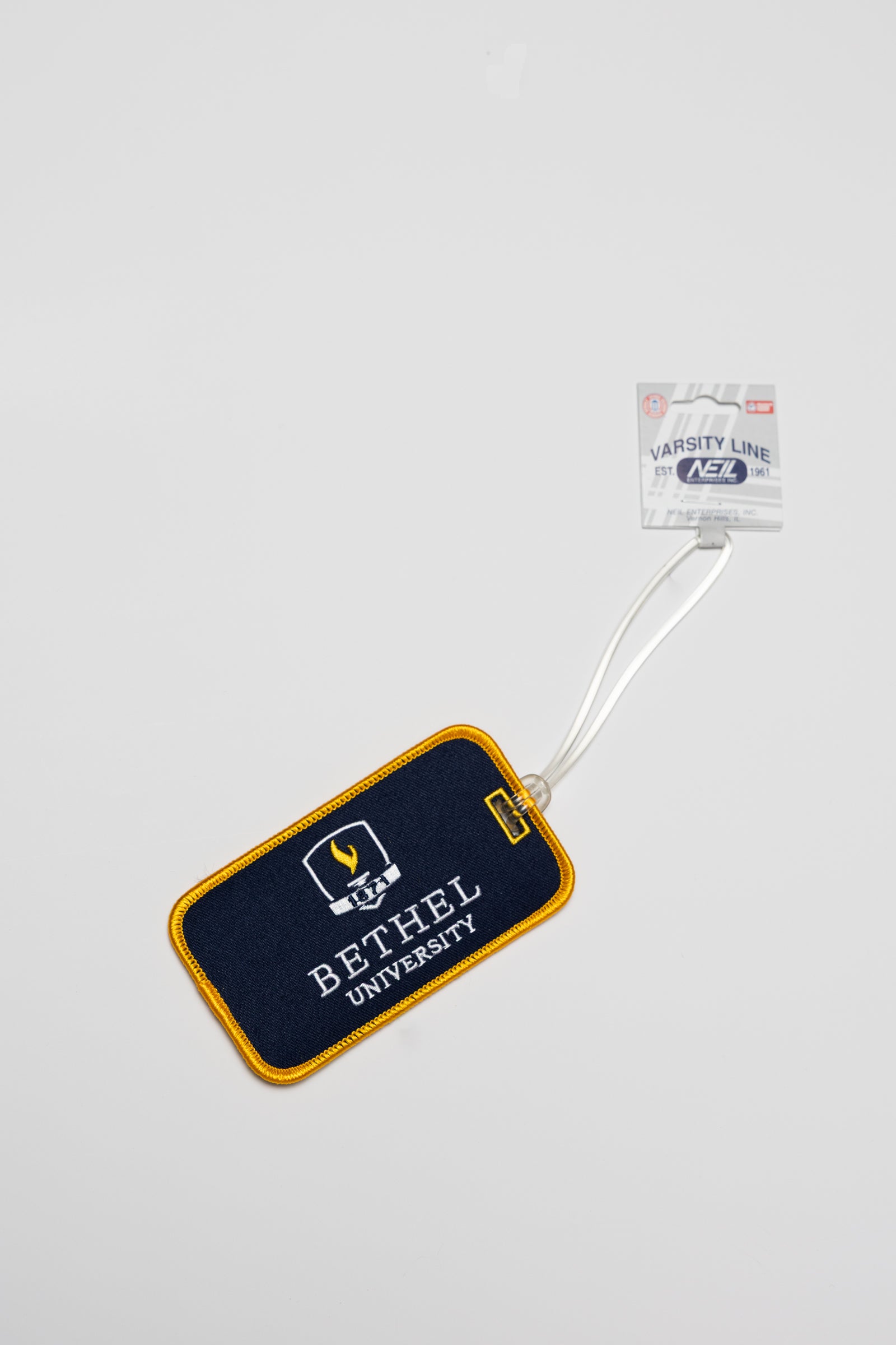 LUGGAGE TAG NVY W SHLD