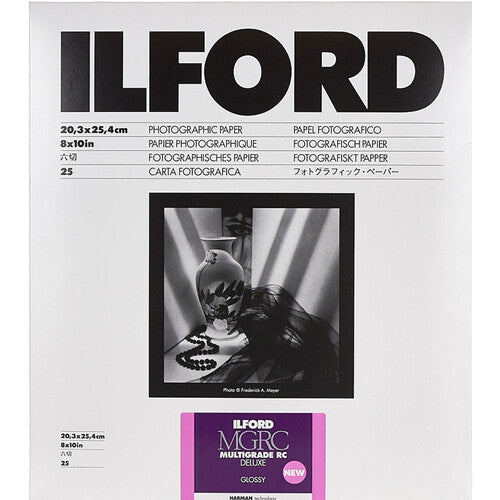 Ilford MULTIGRADE RC Deluxe Paper (Glossy | 8 x 10" | 25 Sheets)